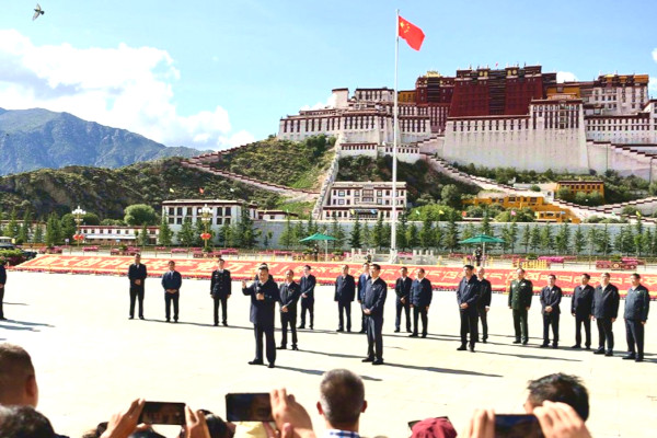 Xi Jinping In Lhasa 600×400 Xinhua